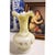 Vintage Fenton Hand-Painted Butterfly Uranium Glass Vase | Satin Custard Ruffled Rim For Sale - Image 12 of 12