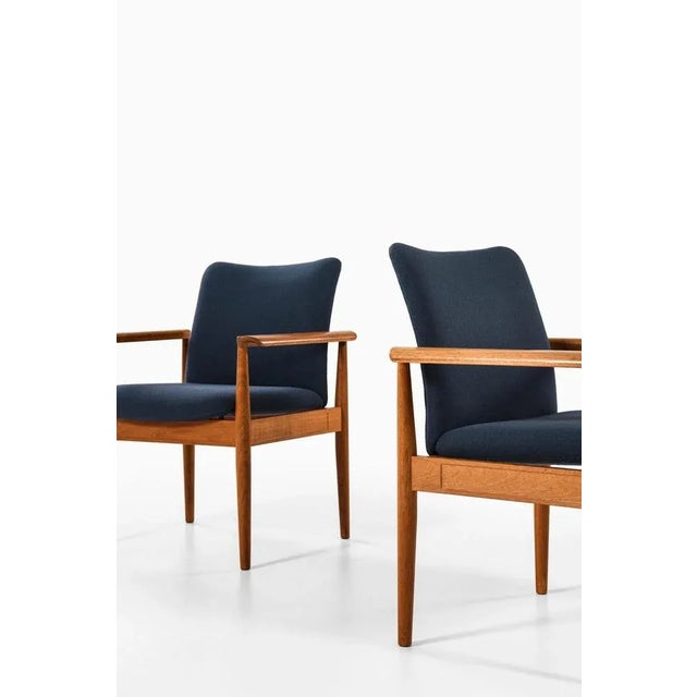1960s Model FD 209 Diplomat Armchairs attributed to Finn Juhl for Cado, 1960s, Set of 6 For Sale - Image 5 of 11