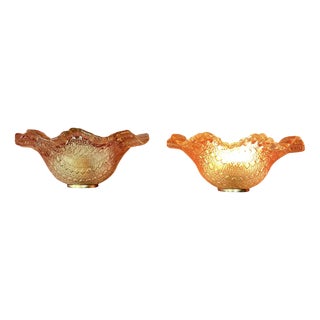 Italian Società Italiana Idea Linea Luce Murano Glass Wall Lamps, 1980s, Set of 2 For Sale