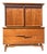Mid Century Modern Vintage Tall Dresser High Boy Floating Design Parvin Style For Sale