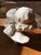 Antique Alabaster Sculpture of Two Intertwined Female Busts For Sale - Image 12 of 18