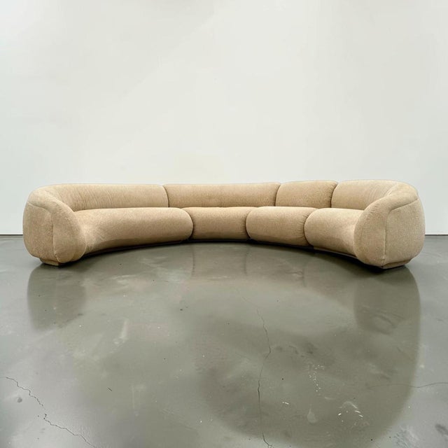 Mid-Century Modern Vladimir Kagan for Weiman Modular Sectional Sofa - a Pair For Sale - Image 3 of 14