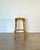 1970s bamboo and wicker bar stool, seat diameter 34 cm.