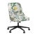 Cream Selby Office Chair in Belize Chinoiserie Cream For Sale - Image 8 of 8