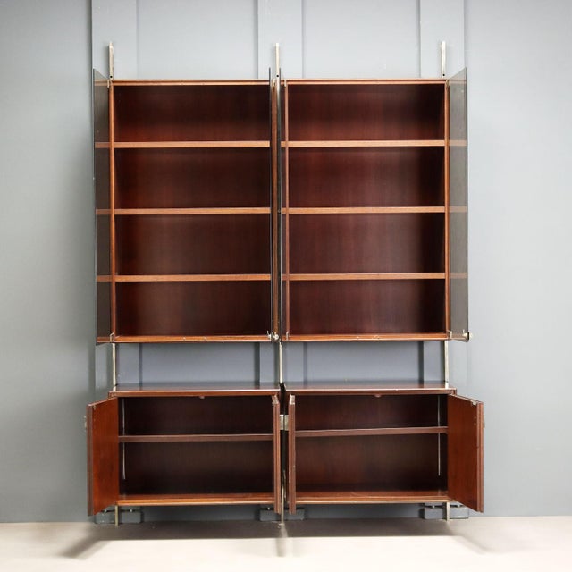 Bookshelf attributed to Gianni Moscatelli for Formanova For Sale - Image 3 of 12