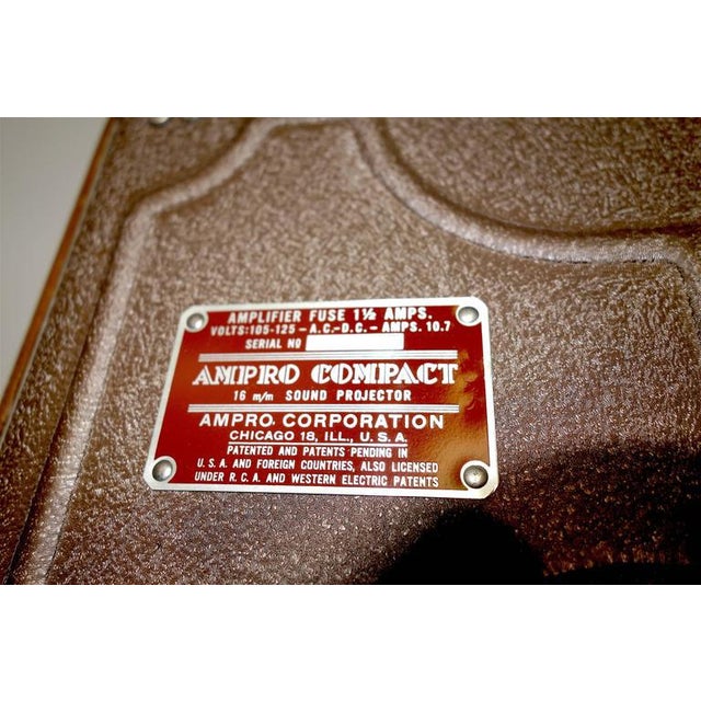 Wood Ampro Vintage Cinema Projector, Circa 1948 For Sale - Image 7 of 10