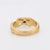 Art Nouveau Ring 18K Gold and Diamond Decor for Women, Size 8 For Sale - Image 6 of 8