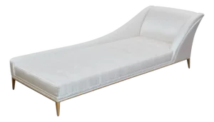 Koket Satin Upholstered Envy Chaise Lounge