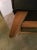 Classic 1950s Heritage Black Lounge Chair Faux Leather Mahogany For Sale - Image 9 of 15