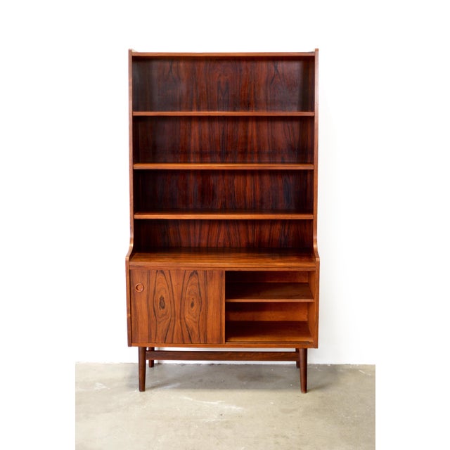Wood 1950s Nexø Møbelfabrik Rosewood Bookcase Designed by Johannes Sorth For Sale - Image 7 of 9