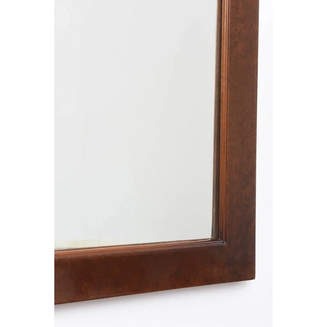 Burlwood Console & Mirror Set 1940s For Sale - Image 11 of 13