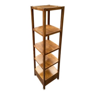Baker Furniture Mahogany Etagere Bookcase For Sale