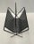 Metal Mid-Century Modern Black Iron Magazine Rack For Sale - Image 7 of 9