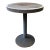 20th Century Brutalist Concrete Metal Cafe Table For Sale