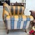Cream Vintage Italian Import Galimberti Lino 3p Rococo Sofa Couch Loveseat Armchair Set For Sale - Image 8 of 17