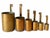 Large Vintage Indian Brass Merchant Measuring Set by Hakamchand Poona, 1890s, Set of 6 For Sale - Image 15 of 15