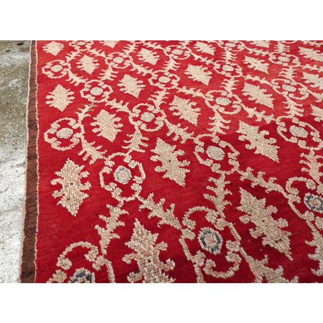 Mid 20th Century Galerie Shabab Collection Mid-20th Century Turkish Anatolian Accent Rug For Sale - Image 5 of 9