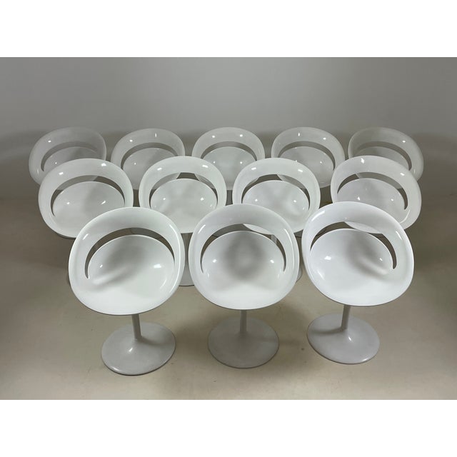 Mid-Century Modern Tina Swivel Chairs by Arik Levy for Softline, Italy, 1979, Set of 12 For Sale - Image 3 of 15