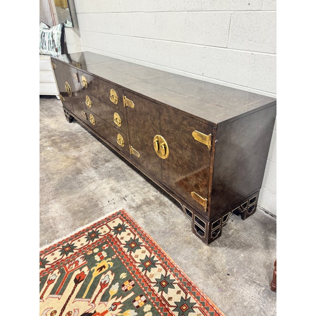 Mastercraft William Doezema Burled Credenza For Sale - Image 11 of 12