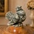 Art Deco Early 20th Century Italian Art Deco Sculptural Alabaster Lamp With Bird Motif, Signed For Sale - Image 3 of 3