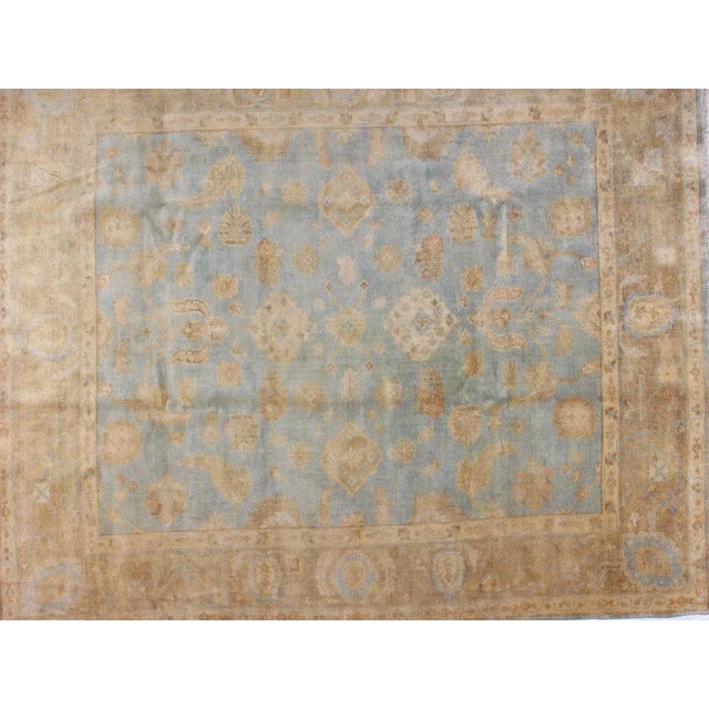 Turkish Oushak Rug For Sale - Image 3 of 11