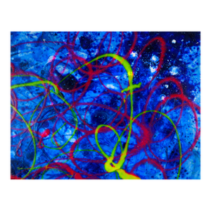 Ocean Lights - Expressionist Composition in Acrylic on Canvas by Charles David Francis
