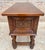Spanish Carved Wood Sideboard With Floral Decoration, Mid-20th Century For Sale - Image 9 of 18