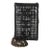 Black Tweed PVC Calfskin Logo Clutch With Chain For Sale
