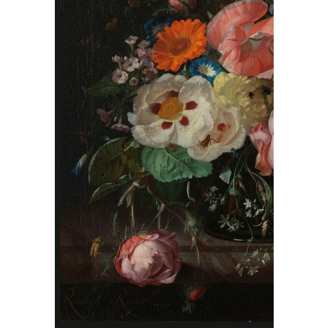 1716 Vintage Floral Still Life Art Print by Rachel Ruysch - 30" X 40" For Sale In Buffalo - Image 6 of 8
