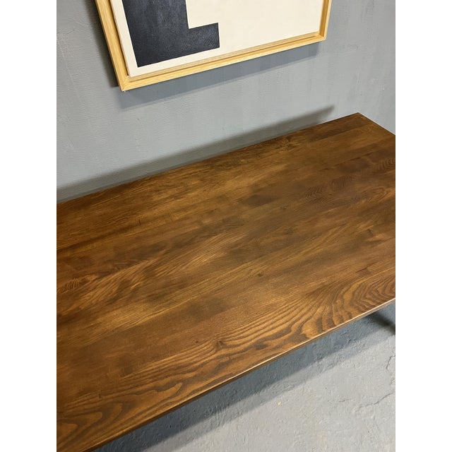 Early 21st Century Big Farm Table in Ash with Zone Feet For Sale - Image 5 of 13