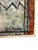 Original mixed media artwork by Herta Galton framed in white painted wood.
