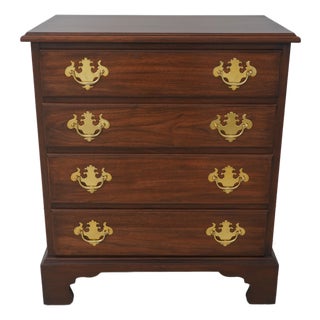 Henkel Harris 4-Drawer Walnut Bachelor Chest For Sale