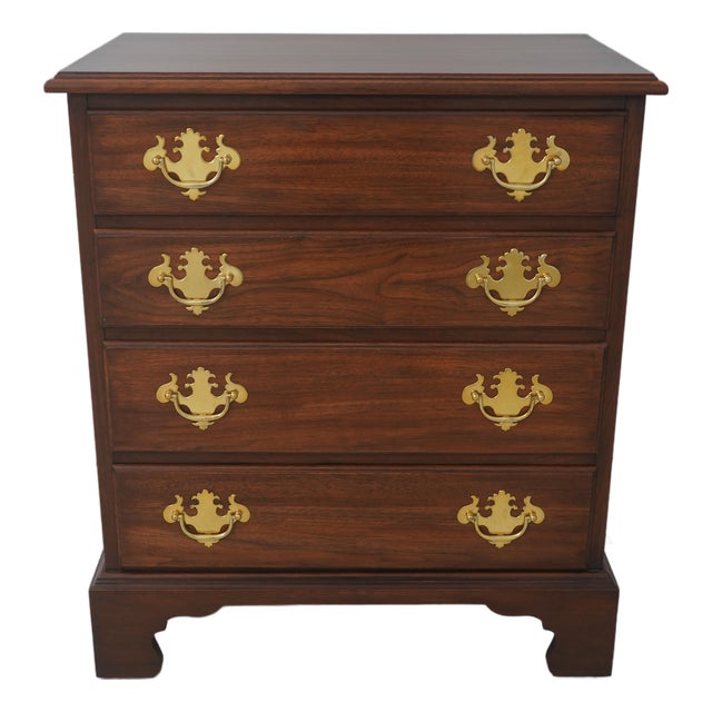 Henkel Harris 4-Drawer Walnut Bachelor Chest For Sale