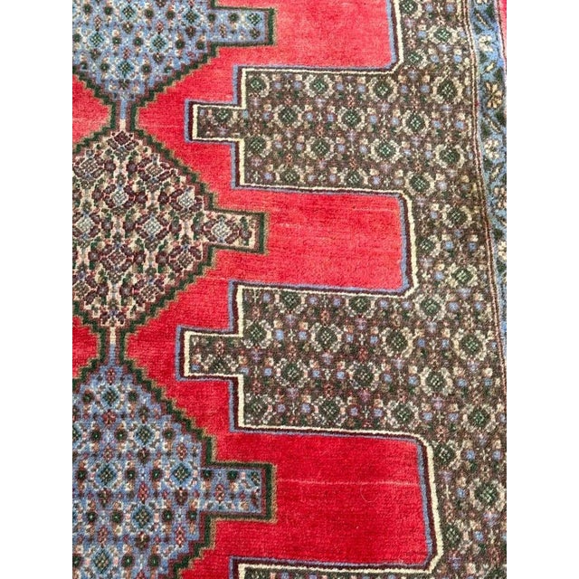 Vintage Senneh Rug, 2000s For Sale - Image 9 of 18