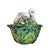 - Beautiful extra large vibrant green cabbage tureen featuring two rabbits/bunnies. - Perfect for a decorative centerpiece...