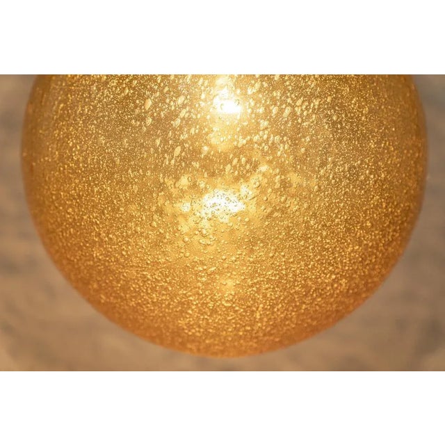Murano Ball Pendant Light by Doria, Germany, 1970s For Sale - Image 11 of 14