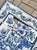 18th Century Portuguese Baroque Blue & White Flower Basket Tile Panel For Sale - Image 12 of 14