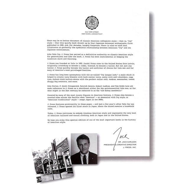 2010s "J. Press X Take Ivy Deluxe Slipcased Edition" 2010 For Sale - Image 5 of 15