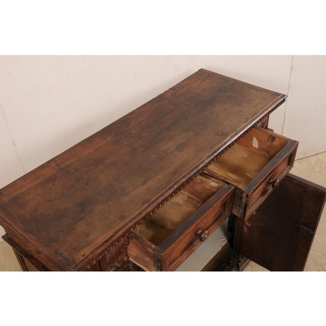Early 19th C. Cabinet W/ Pilaster Side Posts For Sale - Image 10 of 11