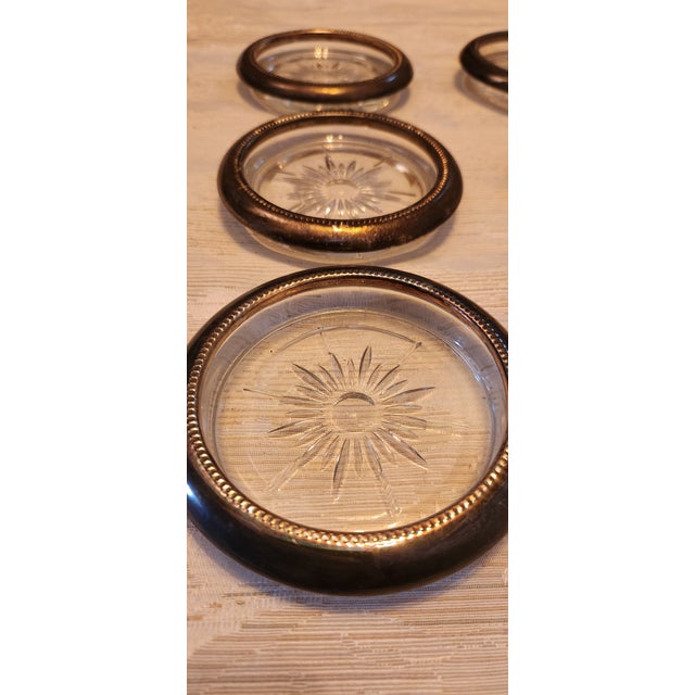 Italian Silver Plated Leonard Coasters Set of 12 For Sale In New York - Image 6 of 7