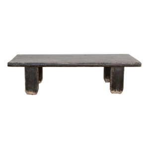 Reconstructed Distressed Black Painted Finish
