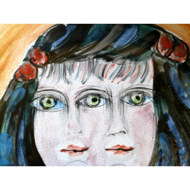 Plate by Bruno Cassinari for Ceramica Italia Rossicone, 1980 For Sale - Image 3 of 8