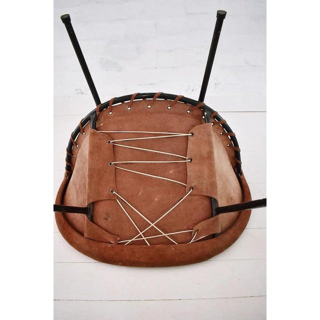 Vintage Balloon Easy Chair in Suede, Hungary, 1960s For Sale - Image 12 of 14