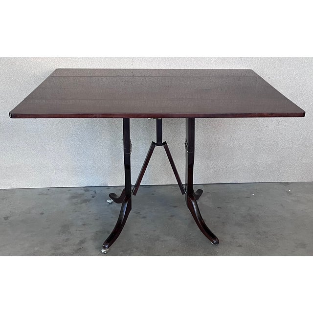Mid Century Modern Convertible Liftable Coffee Dining Table For Sale In Miami - Image 6 of 13