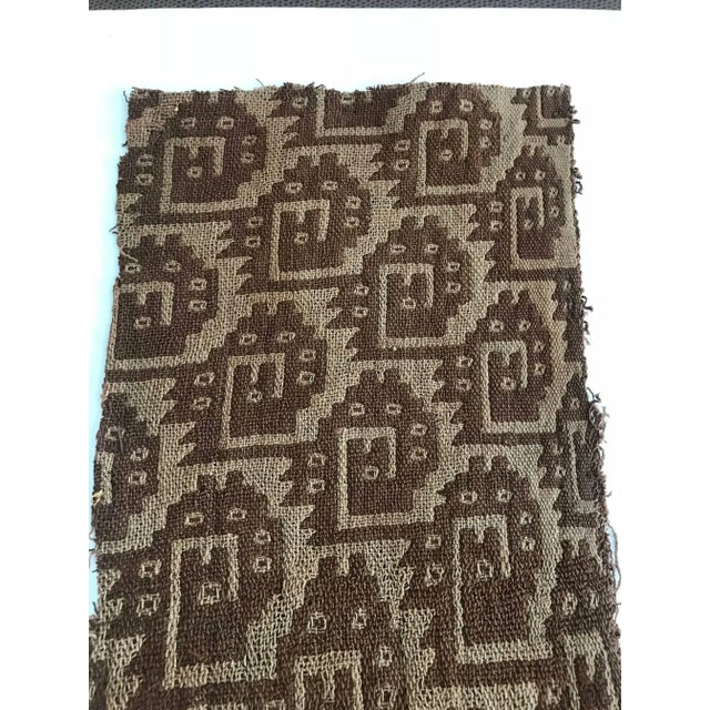 Textile Group of Three Framed Pre-Columbian Textile Fragments For Sale - Image 7 of 12