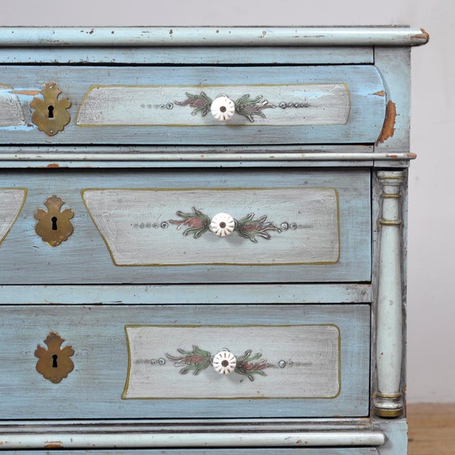 Gustavian Chest of Drawers, 1870 For Sale - Image 12 of 16