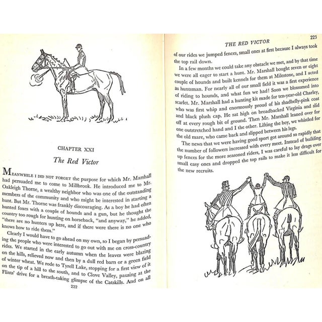 "Gone Away With O'Malley: Seventy Years With Horses, Hounds & People" 1946 Knott, M. O'Malley For Sale - Image 14 of 15