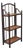 Mid-Century Modern Rattan and Split Reed Folding Bookcase Étagère, 1960s For Sale