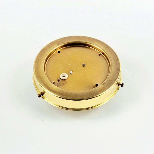 Mid-Century Modern Glass and Brass Ceiling Ligh from Limburg, Germany, 1960s For Sale - Image 12 of 13