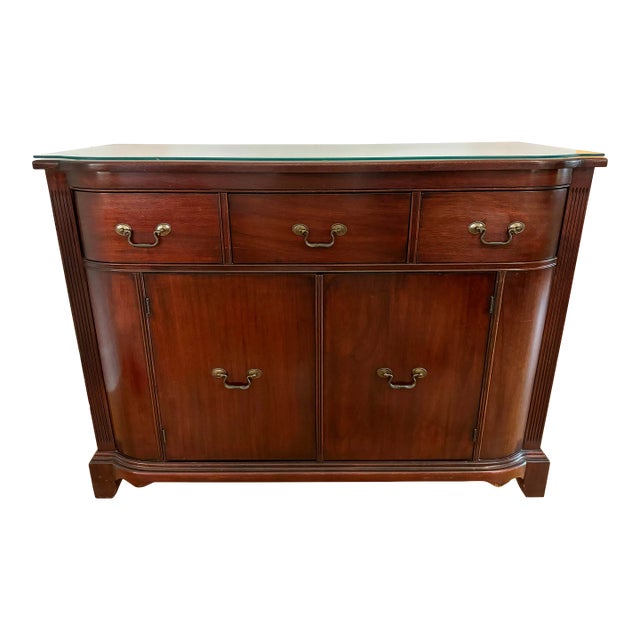 Early 20th Century Antique Georgetown Galleries Mahogany Sideboard For Sale